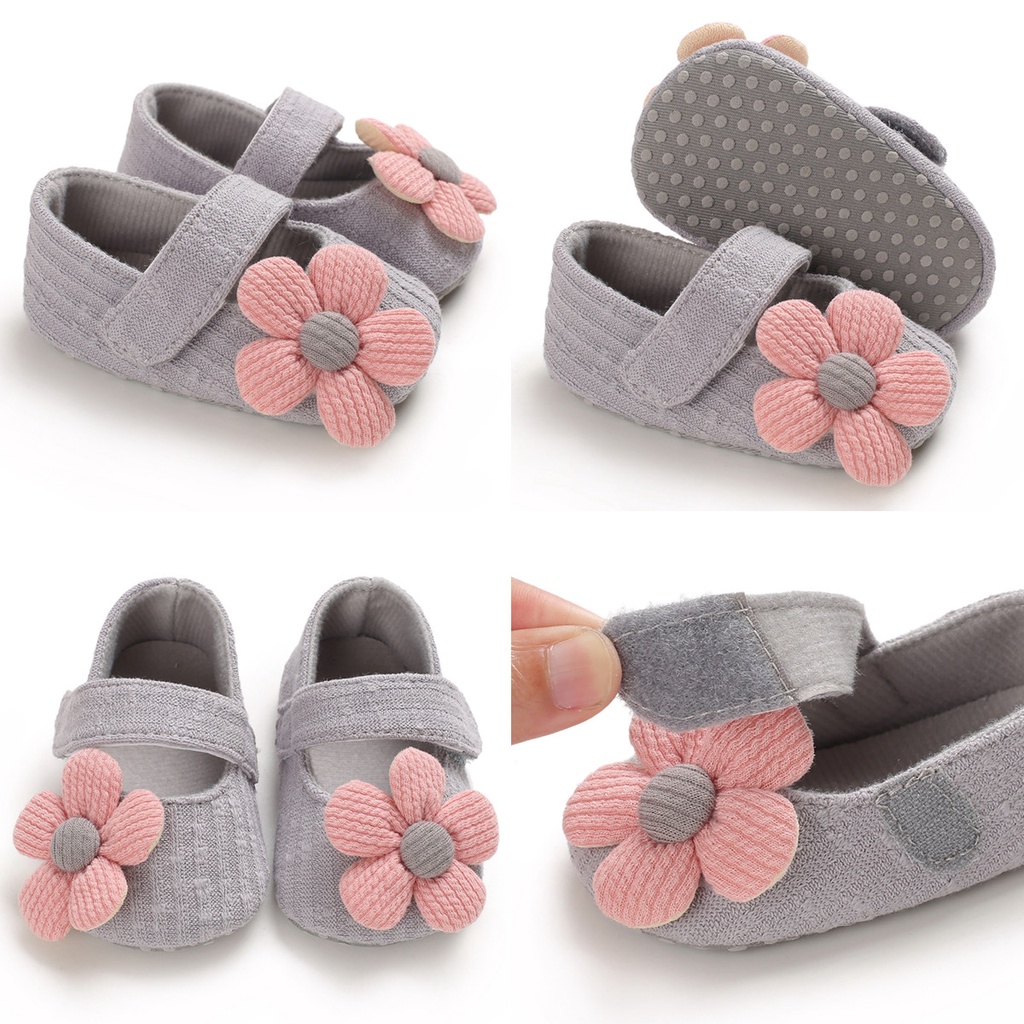 Giày TậP Đi BằNg Cotton MềM MạI Cho Bé GáI
