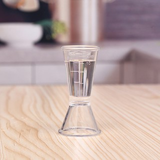 Bộ 2 ly định lượng đường nhựa - jigger 10~20cc - andhere