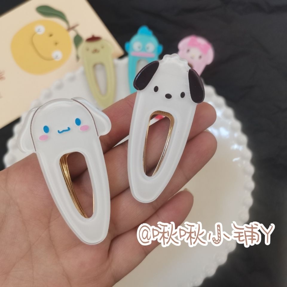 SANRIO Kẹp Tóc Hình Mèo Hoạt Hình Dễ Thương 2022 Mới