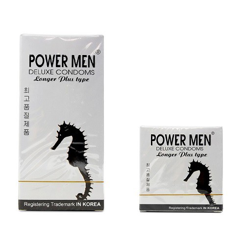 BỘ SẢN PHẨM BAO CAO SU POWERMEN LONGER PLUS