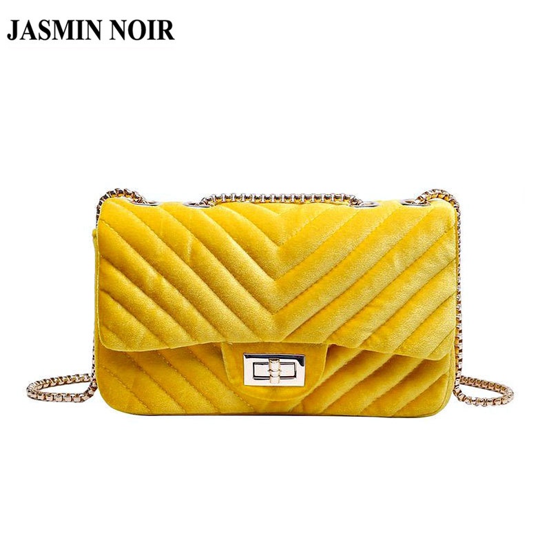 Túi xách đeo vai JASMIN NOIR dáng vuông nhỏ nhắn họa tiết hoa in kiểu retro xinh xắn cho phái nữ