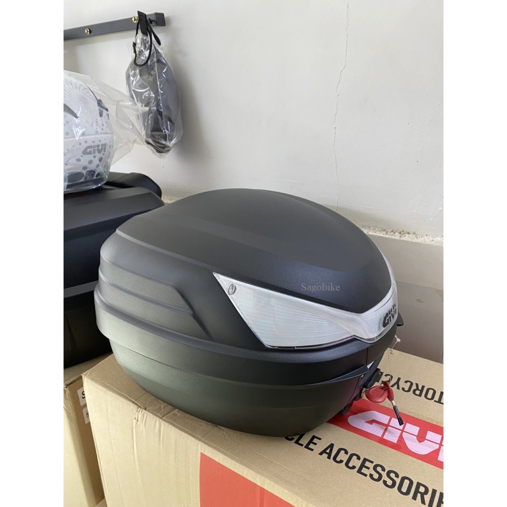 Thùng givi B27NT 27lit, thùng kèm đế đệm, bát gắn, mẫu givi cao cấp bảo hành 2 năm