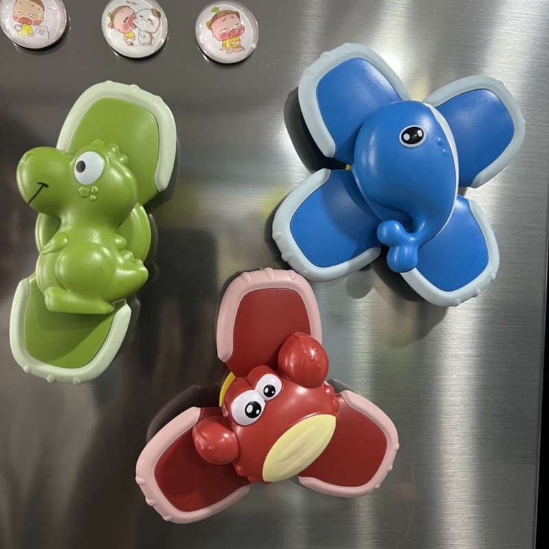 Con quay Spinner cute Hoạt hoạ đáng yêu dán tường chống nước Ca voi đồ chơi cho bé xả Stress giảm áp lực