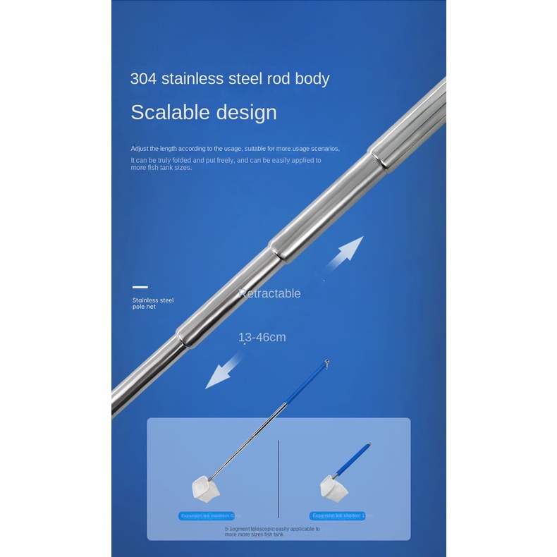 Vợt Lưới Vớt Cá 3D Thu Gọn Được