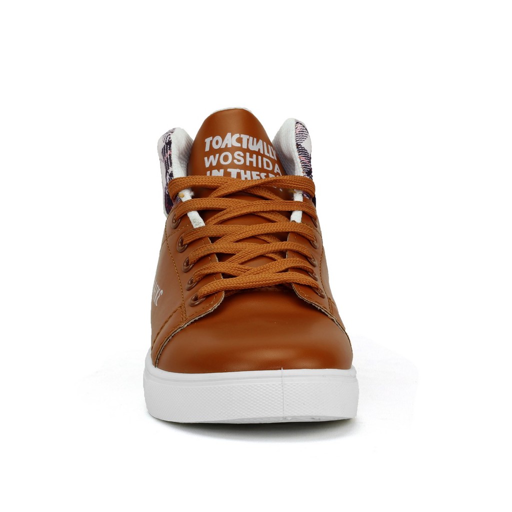 Giày Nam Cổ Cao LMA Màu Nâu | BigBuy360 - bigbuy360.vn