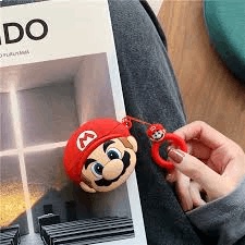 Case Vỏ Bọc airpods 2/airpod 1/CẤC DÒNG I Hình Thú Đựng Hộp Sạc Tai Nghe Bằng Silicon Dẻo Đẹp mã MARIO A2