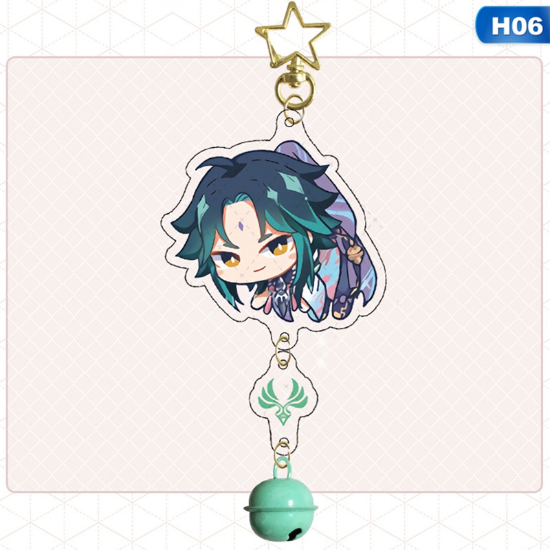 Tmdbyx Móc khóa gắn chuông hoạt hình xinh xắn 6cm