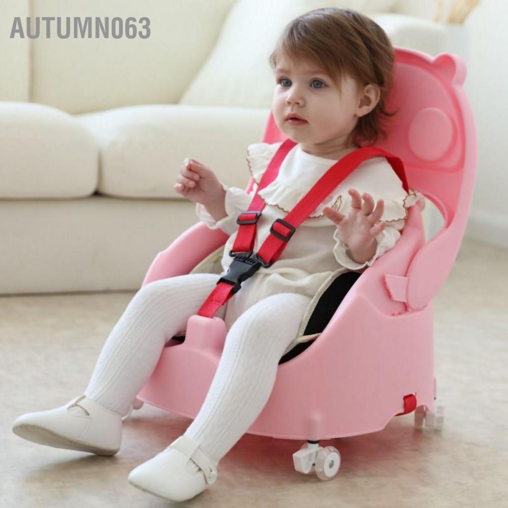 Ghế trẻ em Di động hoạt cho bé có thể điều chỉnh đa chức năng với dây đai an toàn và bánh xe các bữa ăn trong giờ chơi Autumn063