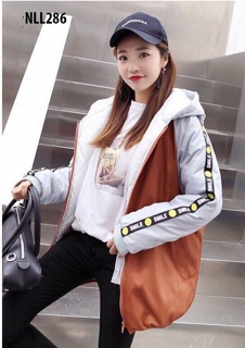 Áo gió 2 lớp-Rót tay icon Smile