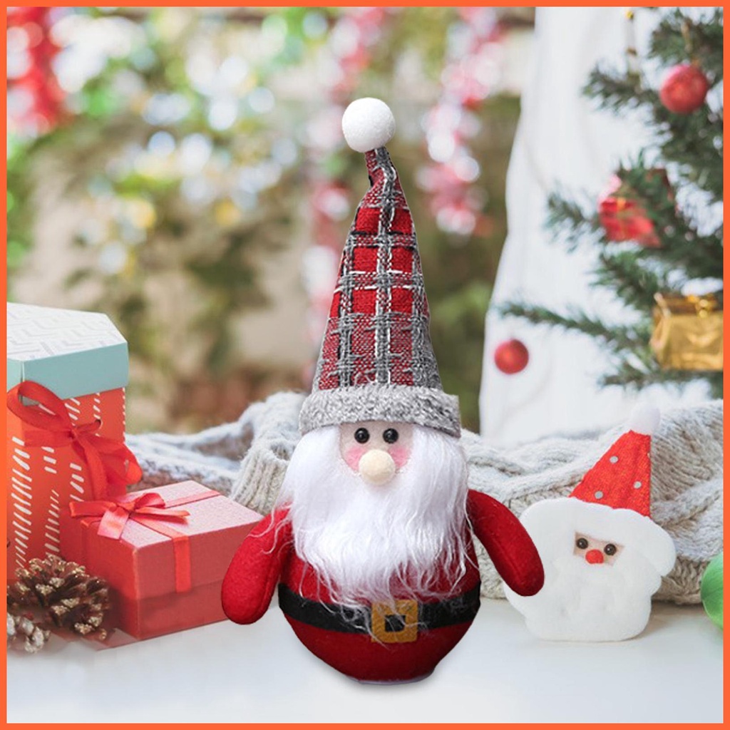 Ông Già Noel Tích Hợp Đèn Trang Trí Để Bàn Trang Trí Giáng Sinh