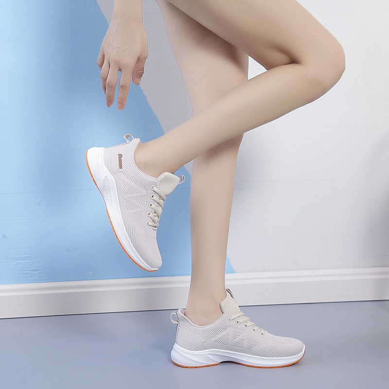 Giày Thể Thao Sneaker Nữ MINSU M3007 Style Bata Hàn Quốc Siêu Nhẹ Thoáng Khí Phù Hợp Chạy Bộ, Đi Chơi, Học