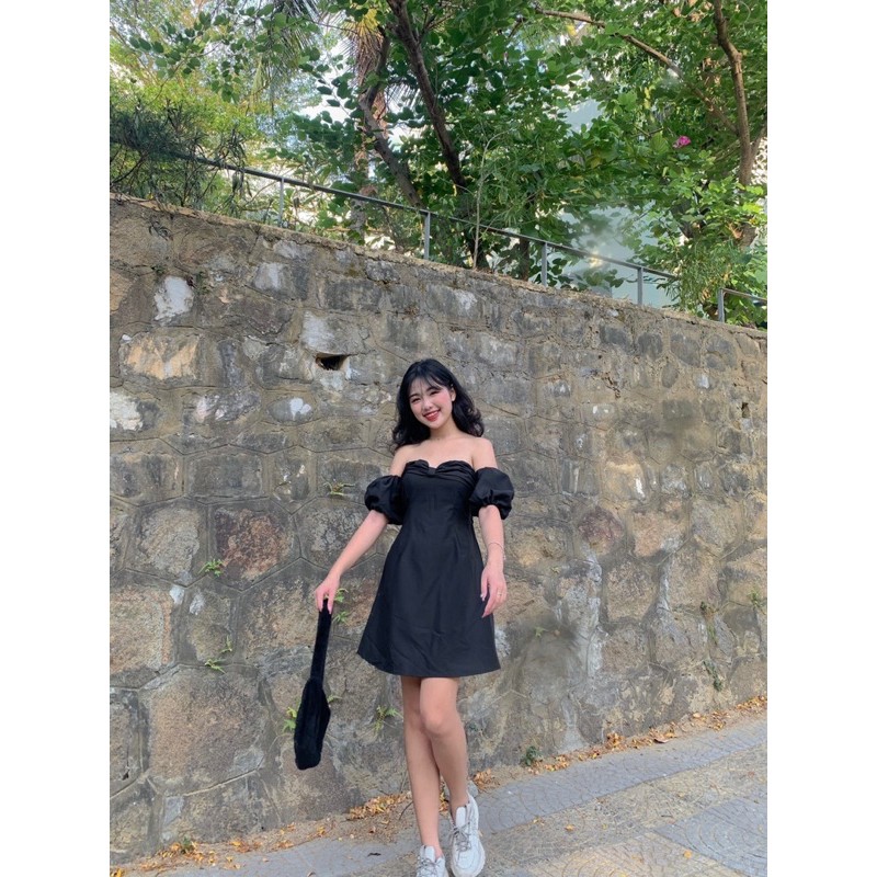 [Mã WAMT1505 giảm 10K đơn 0K] AVY DRESS - ĐẦM NƠ NGỰC TAY PHỒNG SIÊU XINH | BigBuy360 - bigbuy360.vn