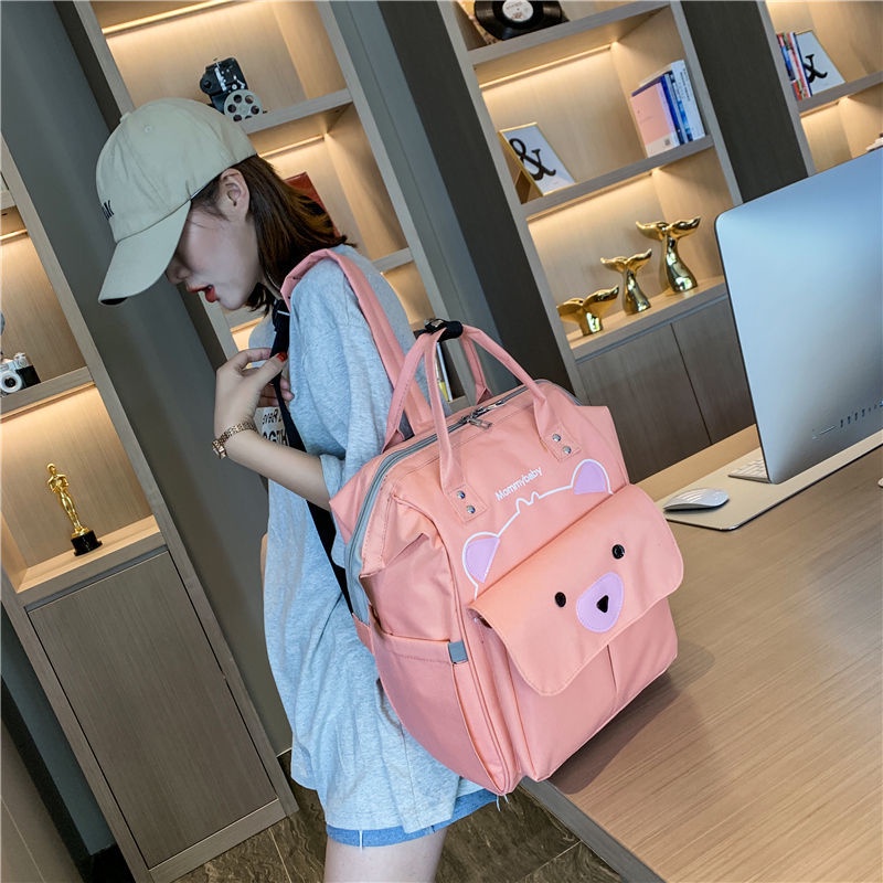 Ba lô đựng tã em bé đa năng sức chứa lớn thời trang dành cho mẹ bỉm sữa