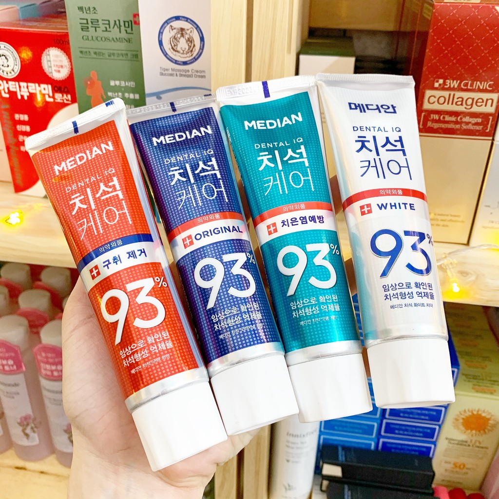 Kem đánh răng HÀN QUỐC MEDIAN DENTAL IQ 93% 120g