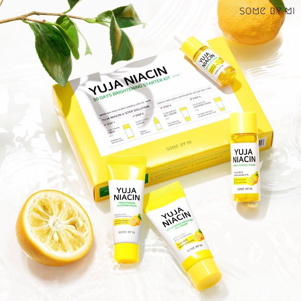 Bộ Sản Phẩm Dưỡng Sáng Da Some By Mi Yuja Niacin 30 Days Brightening Solution 4-Step Kit-Edition