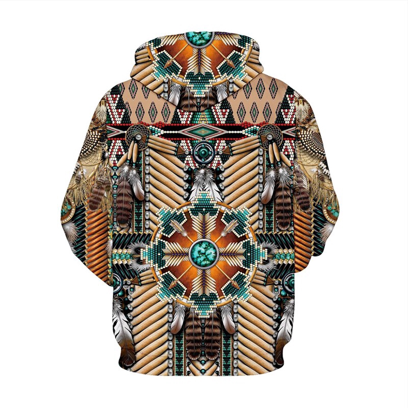 Áo Hoodie In Hình Thổ Dân 3d Cá Tính Cho Nam Nữ | BigBuy360 - bigbuy360.vn