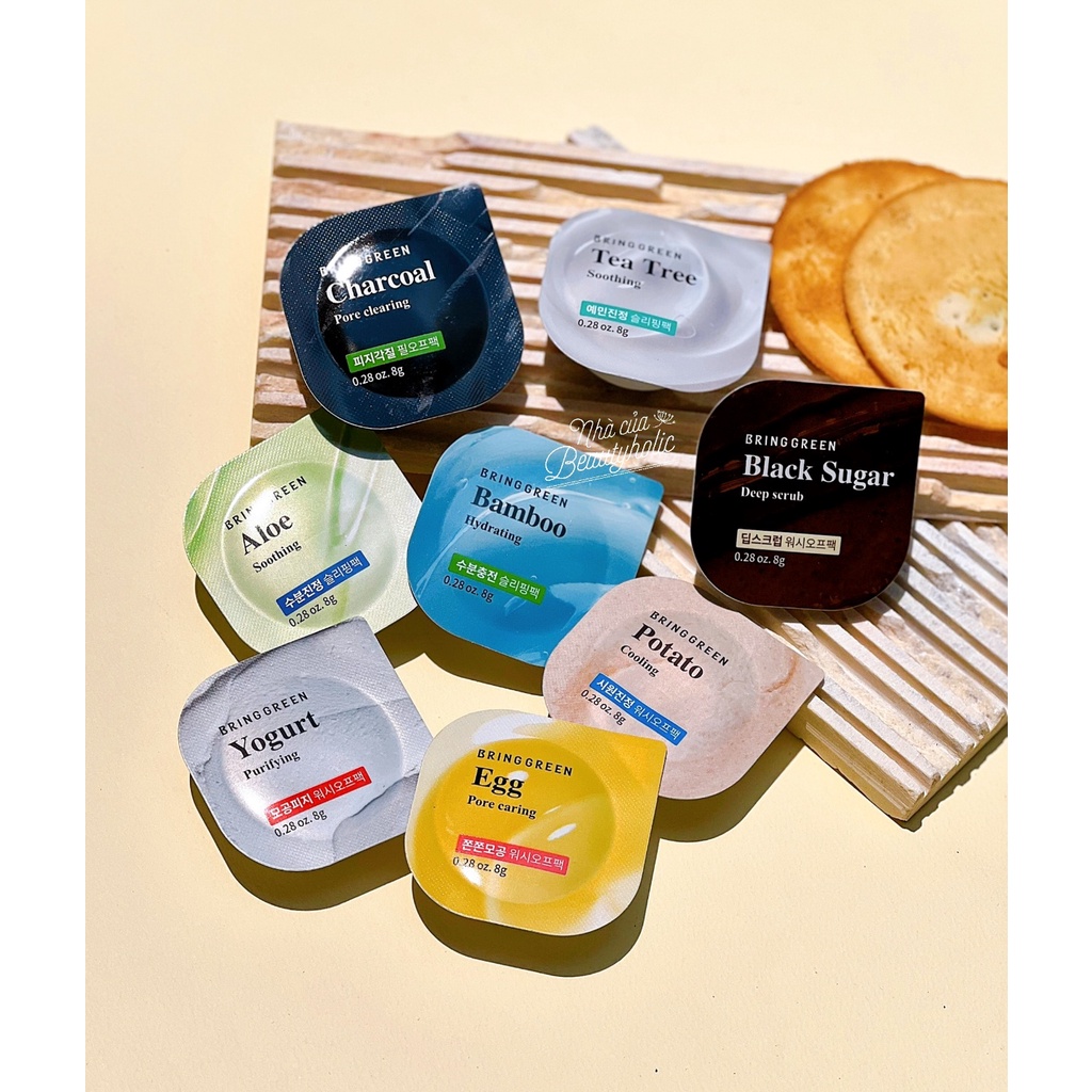 Mặt nạ thiên nhiên BRING GREEN 90% FRESH BOWL PACK