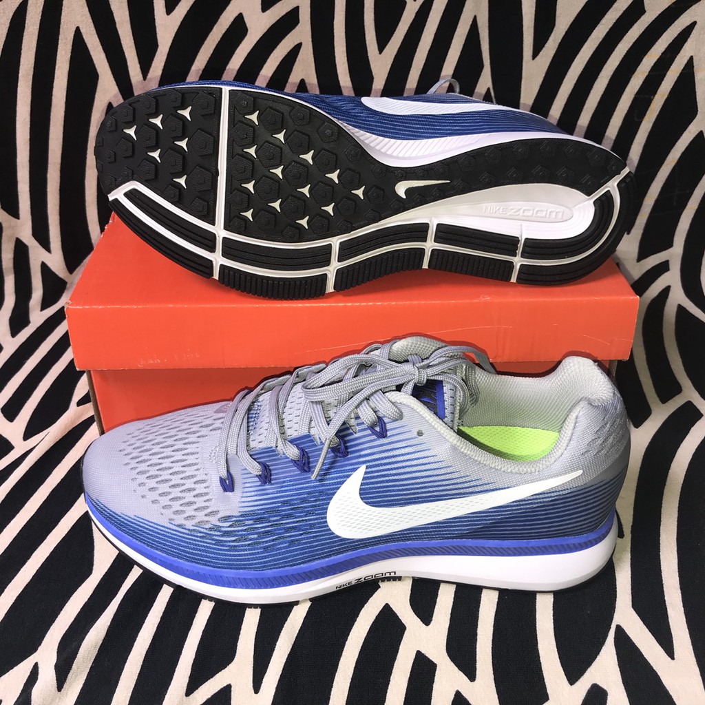 Giày sneaker Nike Zoom Pegasus 34 - Xanh xám