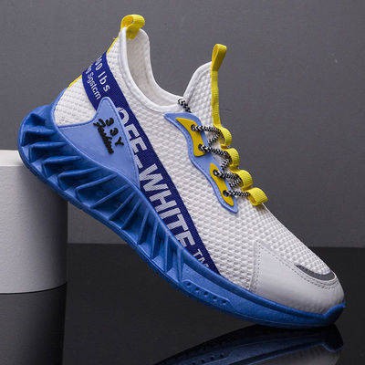 Blade Sneakers Summer New Flying Dệt Birds Teen Shock Ưu đãi Chạy Side Fitness Du lịch Giày lớn