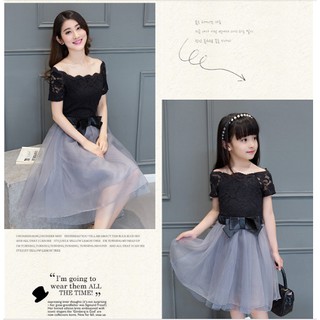 ĐẦM ĐÔI REN DỰ TIỆC CHO MẸ VÀ BÉ