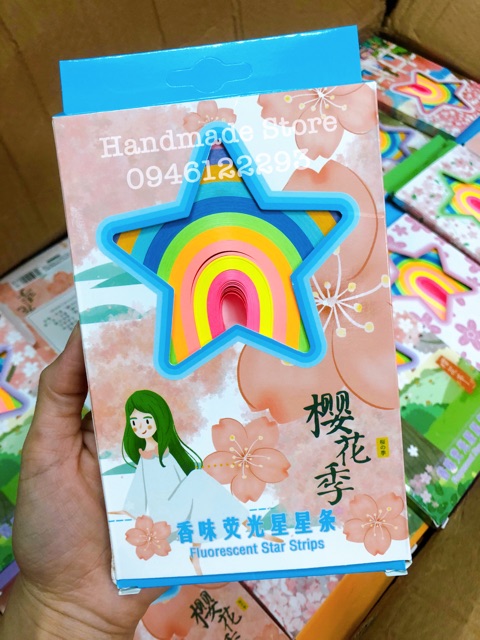 Hộp giấy gấp sao 500 tờ