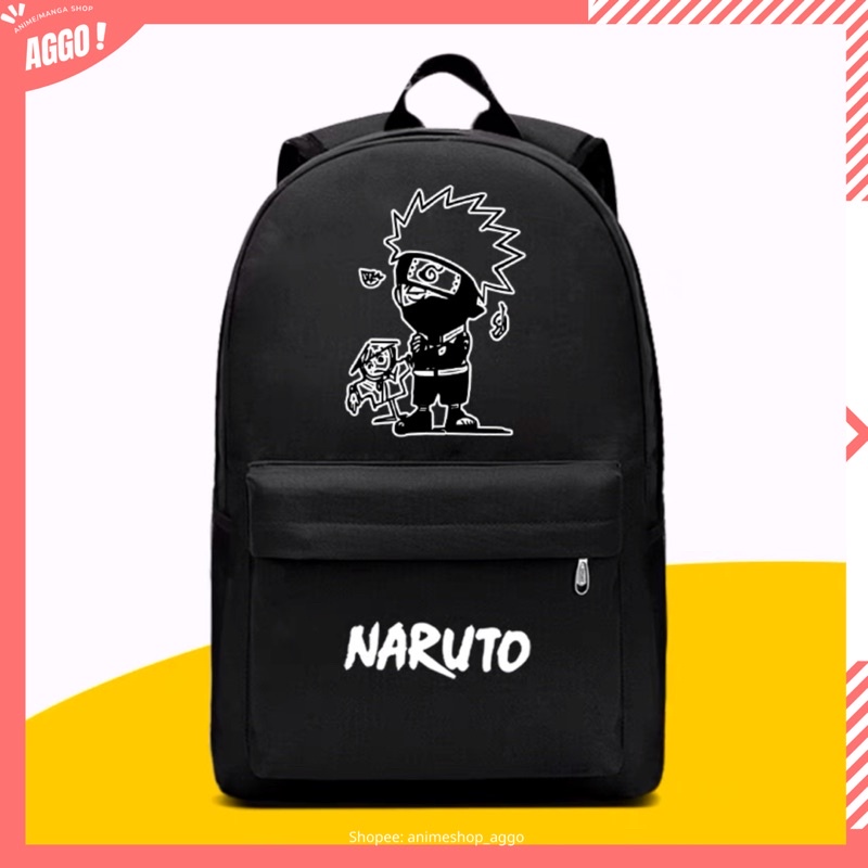 Balo đi học Naruto, Balo Uchiha Sasuke Uzumaki Naruto Itachi nam nữ unisex cực đẹp