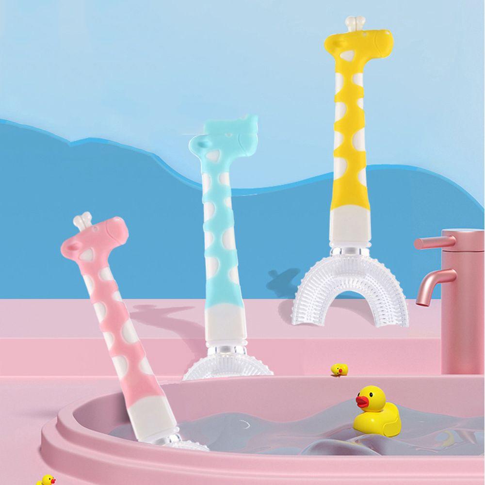 NIUYOU Bàn Chải Đánh Răng Bằng Silicone Mềm Mại Hình Chữ U Tiện Dụng