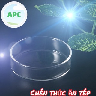 Chén đa năng - Chén thức ăn cá tép thủy sinh bằng thủy tinh - Phụ kiện thủy sinh cá tép cảnh .