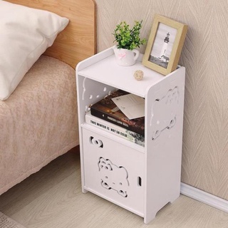 .. Kệ gỗ đầu giường💓FREESHIP💓Kệ Gỗ Kitty Đa Năng 25x17.5x47.5cm chịu nước tuyệt đối, chống xước, chống mối mọt 8784