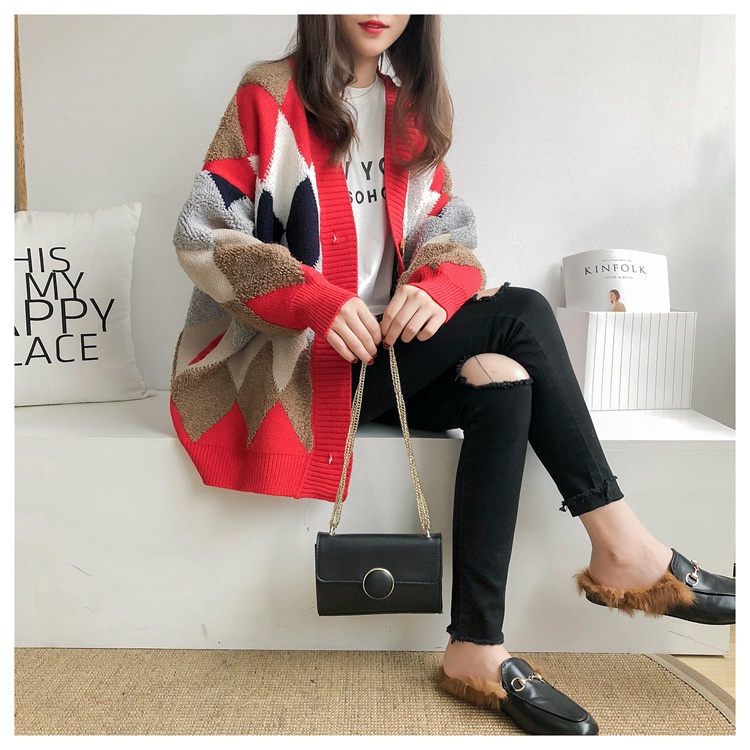 Áo Khoác Cardigan Dệt Kim Dáng Rộng Phong Cách Hàn Quốc Cho Nữ | BigBuy360 - bigbuy360.vn