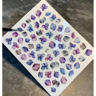 Sticker giả hoa khô dán móng - Phụ kiện đồ nail