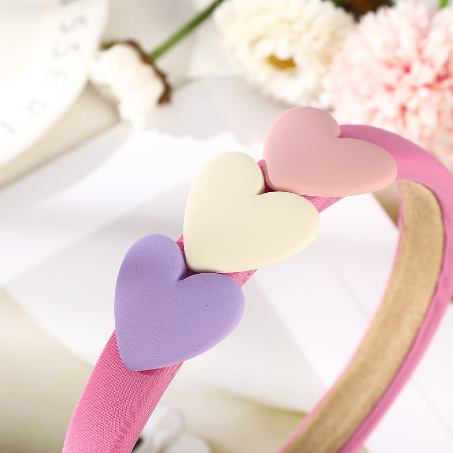 Băng Đô Cài Tóc Hình Trái Tim Dễ Thương Cho Bé Gái