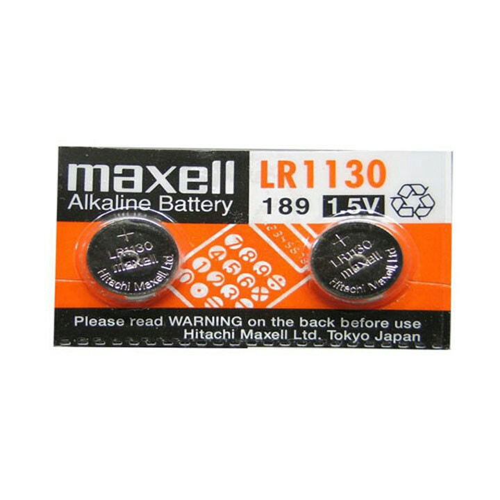Pin LR1130/189/AG10 Maxell vỉ 02 viên