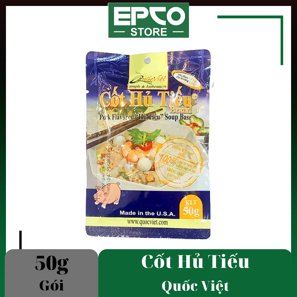 Gia Vị Nấu Hủ Tiếu Cốt Quốc Việt Gói 50g