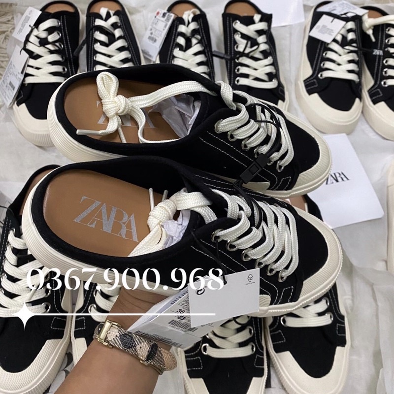 Giày sục thể thao vải canvas ZR xuất Full box MS-6858