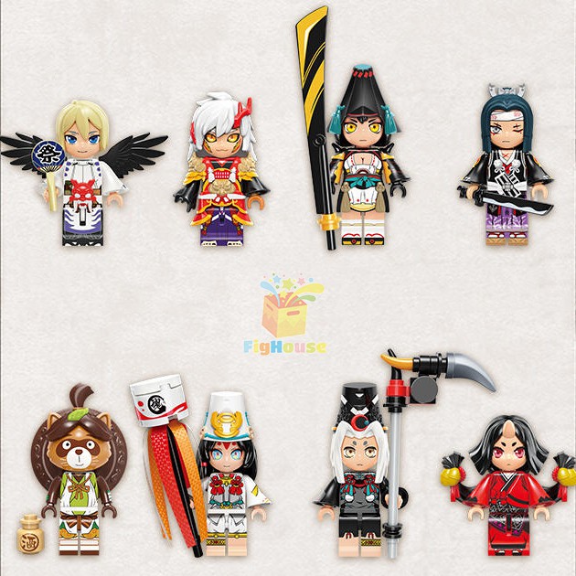 Xếp Hình Minifigures Nhân Vật Game Onmyoji Arena - Âm Dương Sư (ngẫu nhiên 1 nhân vật) - KEEPPLEY