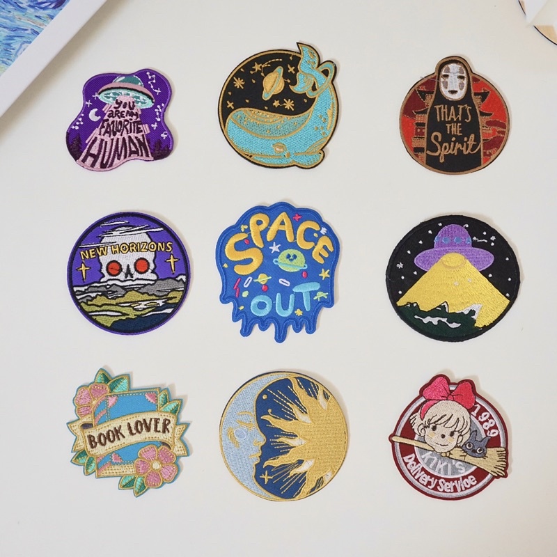 Miếng patch ủi dán balo, jacket, mũ...