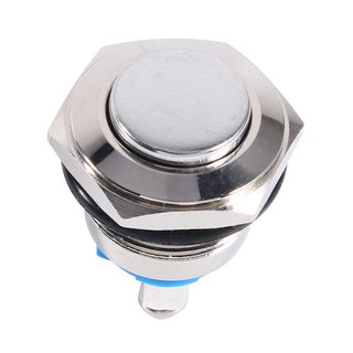 Công tắc nhấn nhả nút bấm kim loại 12V 16mm cho xe ô tô , Công tắc khởi động