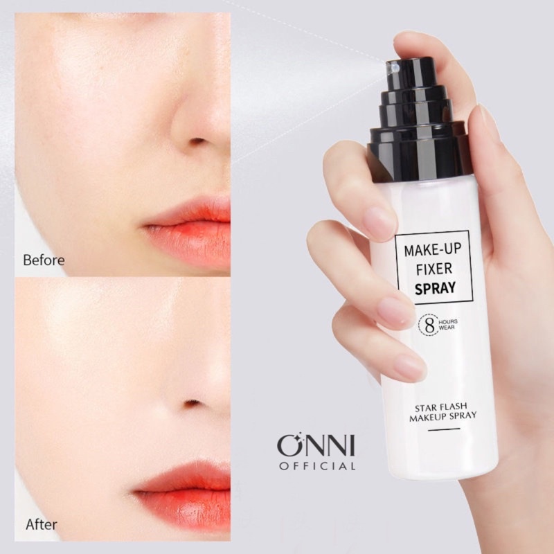 Xịt nhũ khóa trang điểm cố định lớp make up Star Flash Spray 8 Hours Wear Onni Official | BigBuy360 - bigbuy360.vn