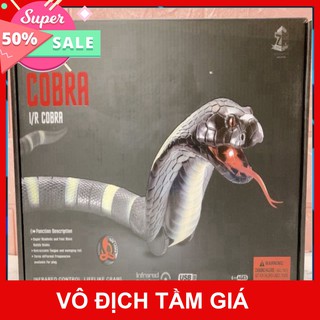 DEAL SỐC GIÁ SỐC- Đồ chơi rắn hổ mang điều khiển size LỚN