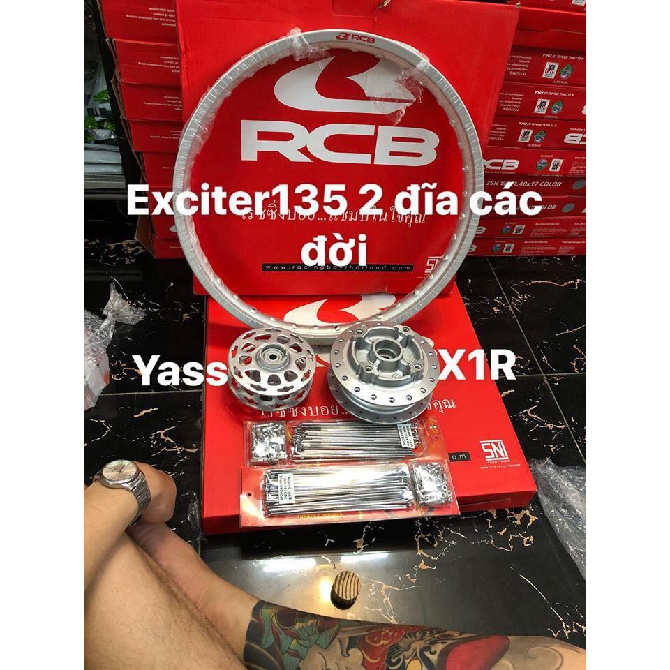 Căm đùm niềng RCB ex135 2 đĩa /Lc5s các đời