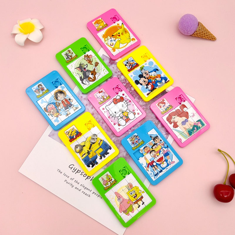 Đồ chơi game ghép tranh đẩy, ghép hình cho bé, gaming puzzle picture