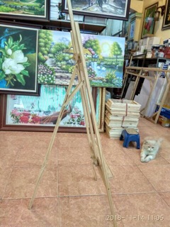 Giá vẽ gỗ Diy gập gọn dễ tháo lắp