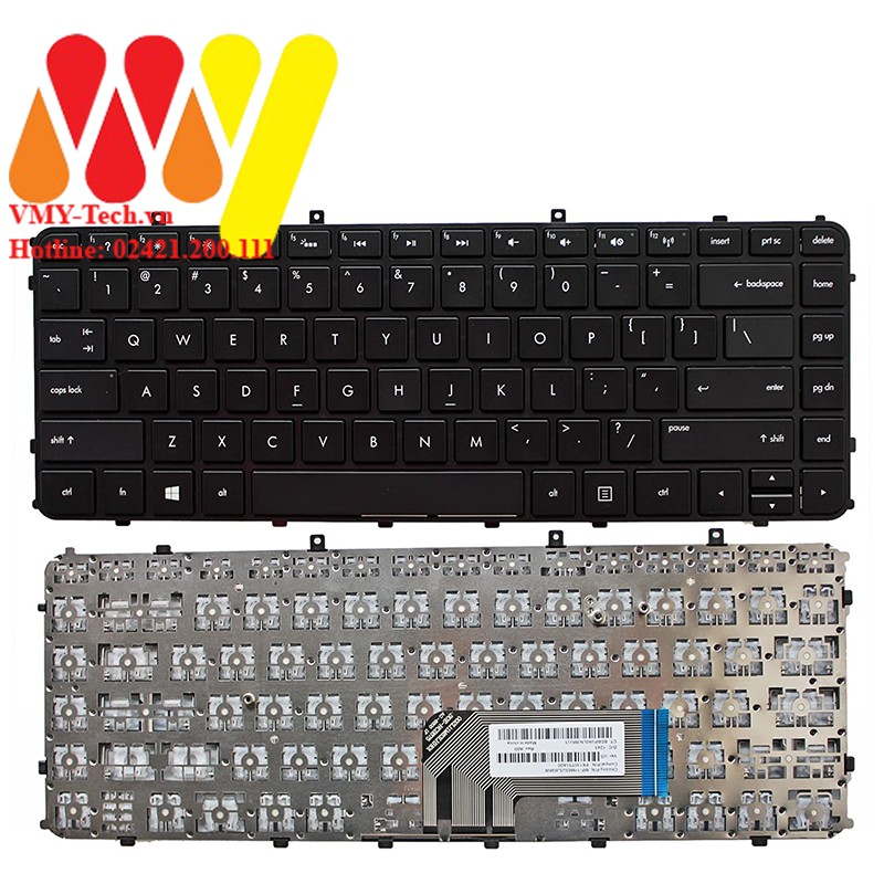 Bàn phím laptop HP Envy4 Envy 4-1040tx 4-1039tx 4-1041tx ENVY 4-1102XX ENVY 4-1105DX Envy 4-1105tu Envy4-1106tx NEW 100%