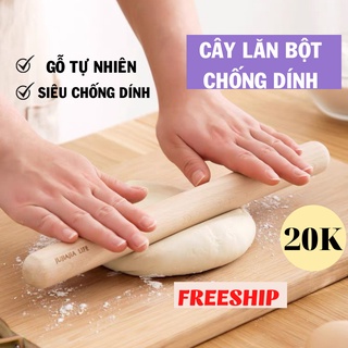 Cây Lăn Bột, Cây Cán Bột Bánh Bằng Gỗ KHO GIA DỤNG HOÀNG ANH