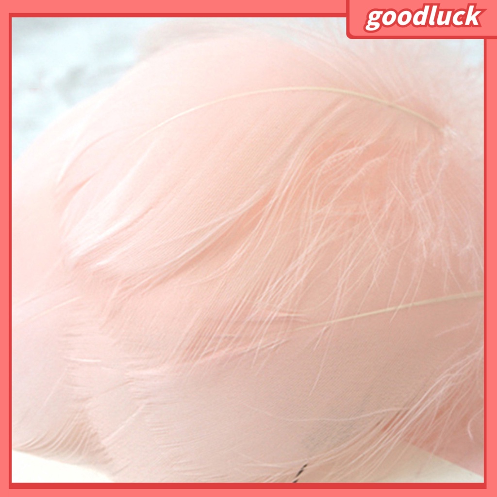 Bộ 100 Lông Vũ Nhiều Màu Sắc Dùng Trang Trí Thủ Công DIY