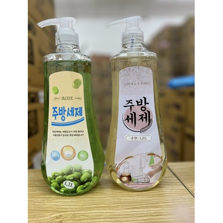 Nước rửa chén Blue chai 1L2 có vòi xịt