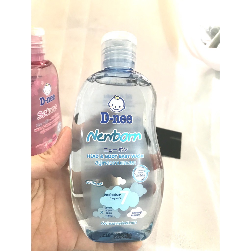 Sữa tắm gội toàn thân Dnee thơm mát cho bé 380 ml