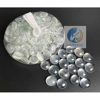 Sỏi Trong Suốt Trang Trí Hồ cá túi 320g (~70 viên) - HÀNG CÔNG TY