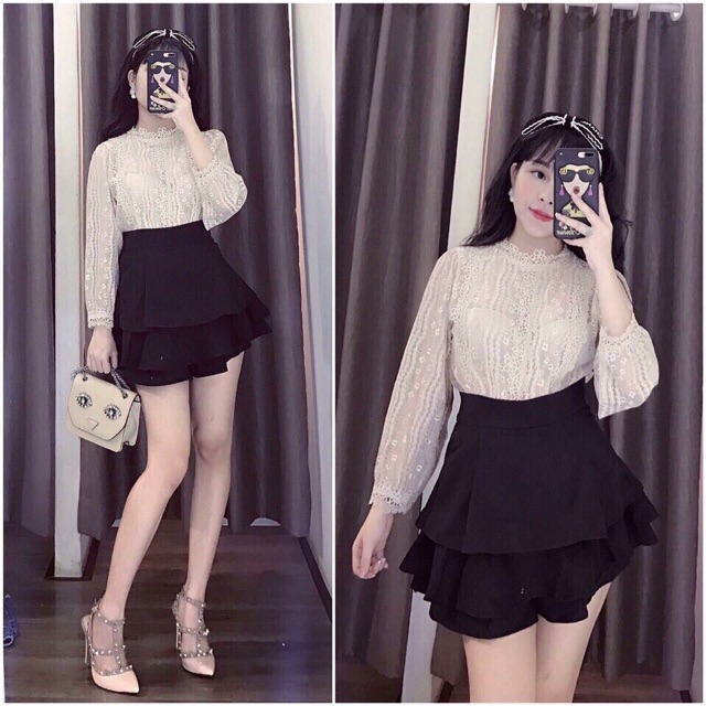 Chân váy 3 tầng hàng L1 Quảng Châu